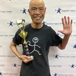 Michael Marinas won 1st in seniors over 50 years!