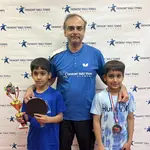 Jai Jadhav (left) won 2nd and Om Jadhav won 5th in Juniors 8 Years!