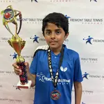 Karthik Kalle won 1st in Under 1600 and 3rd in juniors 14 years!