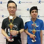 Yuyang Ying won 1st and Rohan Bubna won 2nd in Under 2200!