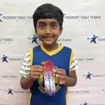 Kethan Bikkina won 9th place in Juniors 8 Years!
