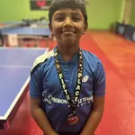 Surya wins 5th place in Juniors 8 Years and under!