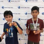 Atharva and Diganth won 3rd in Open Doubles!