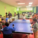 Table Tennis Action