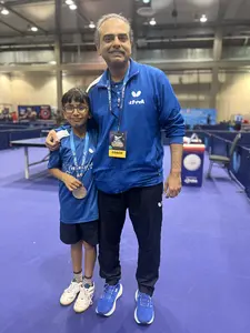 Akhil moments after winning gold!