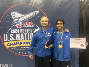 Anchit with happy coach Shashin!
