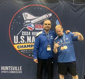 Jack with happy coach Shashin