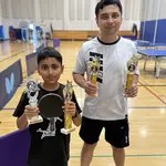 Father and Son Jasmeet and Samar