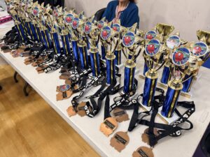 Trophies and medals to be won