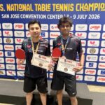 Jasmeet Bagga and Ram Vaidyanathan with their medals