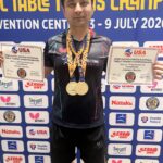 Jasmeet Bagga with both gold medals