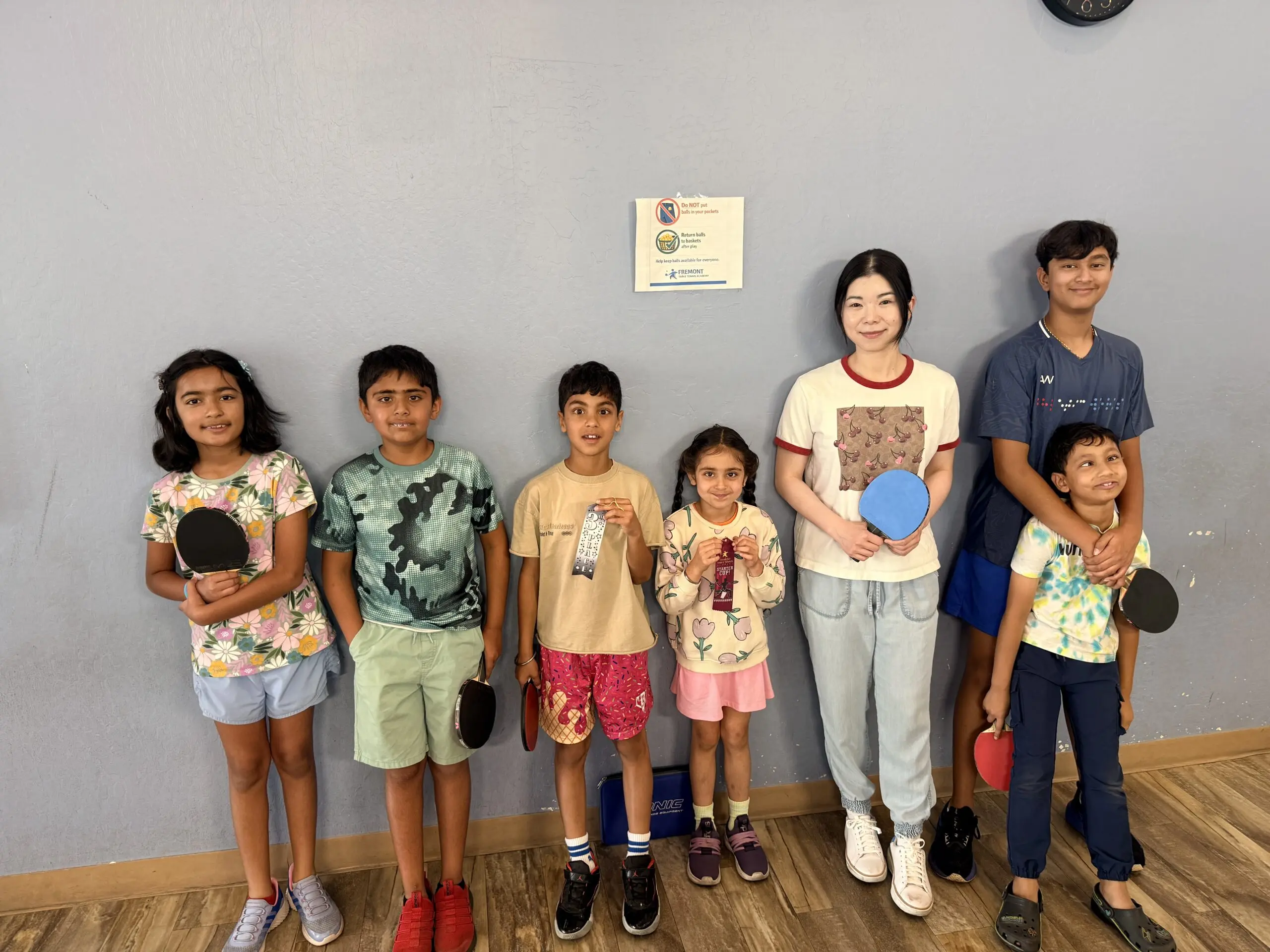 Fremont Table Tennis Academy Tri-Valley Branch